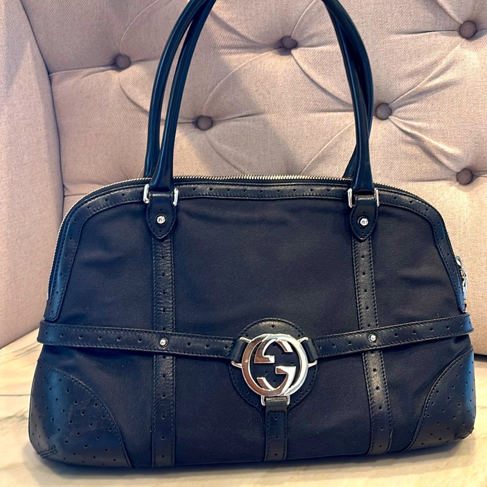 Gucci Interlocking G Reins Shoulder Bag